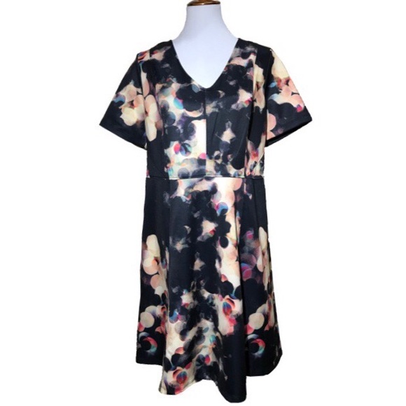 Ava & Viv Dresses & Skirts - Ava & Viv Fit and Flare Black Dress Plus Size